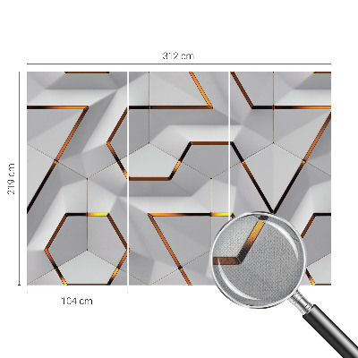 Self-adhesive photo wallpaper Three-dimensional patterns