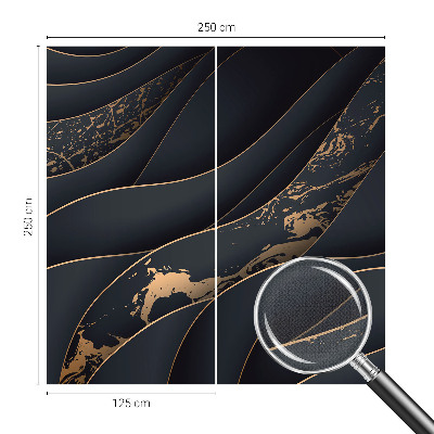 Stick-on wall mural Elegant waves