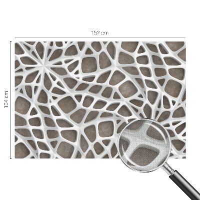 Removable wall mural Geometric network