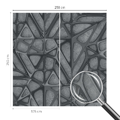 Peel and stick wall mural for bedroom Geometric patterns