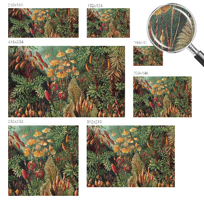 Peel and stick wall mural for kids' room Exotic garden