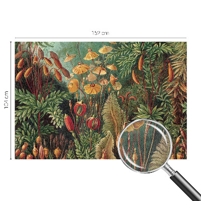 Peel and stick wall mural for kids' room with an exotic garden design