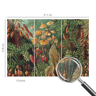Peel and stick wall mural for kids' room Exotic garden