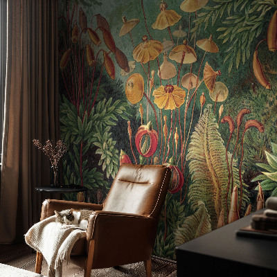 Peel and stick wall mural for kids' room Exotic garden