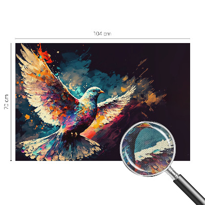 3D wall mural Colorful bird