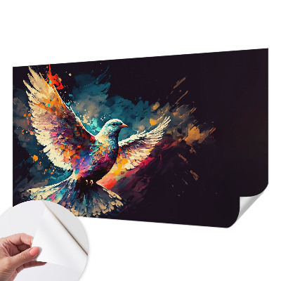 3D wall mural Colorful bird