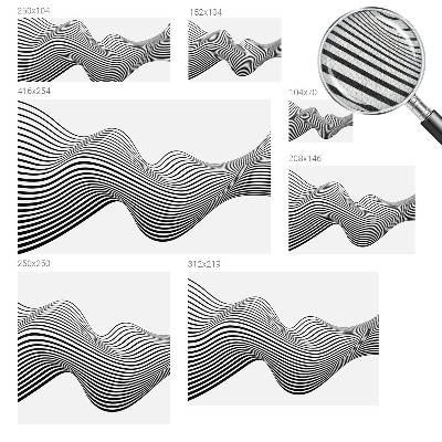 Removable wall mural wallpaper with a dynamic abstract pattern