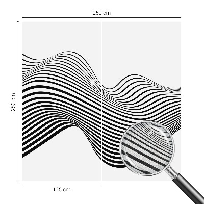 Removable wall mural wallpaper with a dynamic abstract pattern