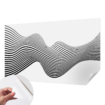 Removable wall mural wallpaper Dynamic abstraction