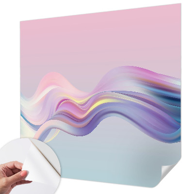 Children's wall mural Colorful waves