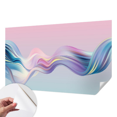 Children's wall mural Colorful waves