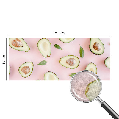 Peel and stick wall mural with an avocado composition