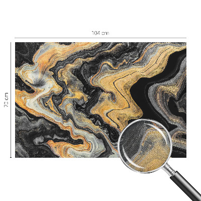 Peel and stick wallpaper mural with a kaleidoscope of lines pattern