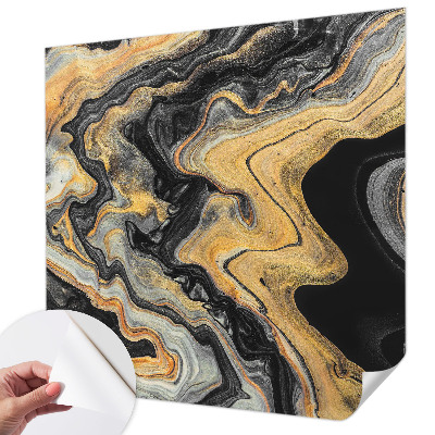 Peel and stick wallpaper mural Kaleidoscope of lines