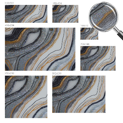 Self-adhesive photo wallpaper Stone waves