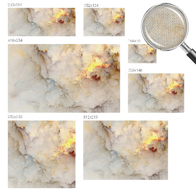 Peel and stick wall mural for bedroom Colorful landscape