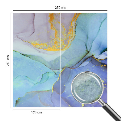 3D photo wallpaper mural Watercolor shapes
