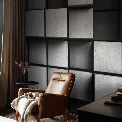 3D wall mural Geometric cubes
