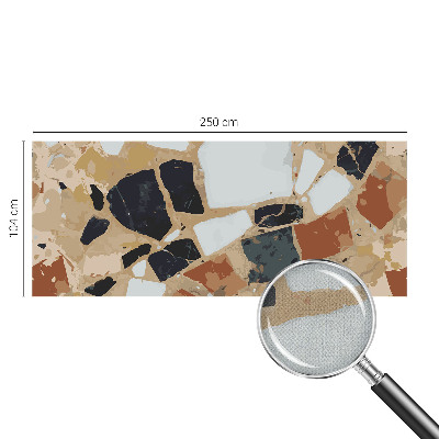 Children's wall mural Rustic stones
