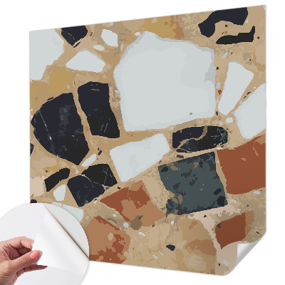 Children's wall mural Rustic stones