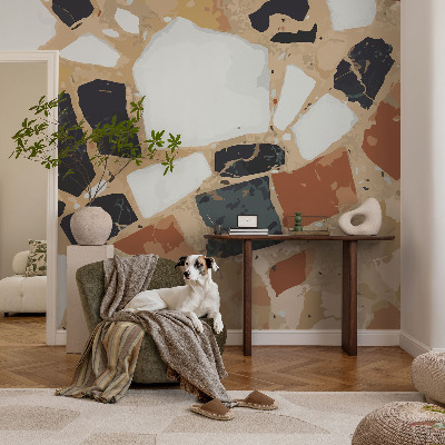Children's wall mural Rustic stones