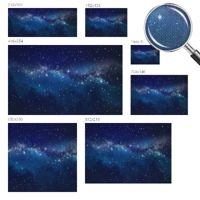 Peel and stick wall mural Starry Night