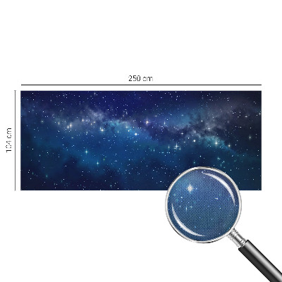 Peel and stick wall mural featuring a Starry Night design