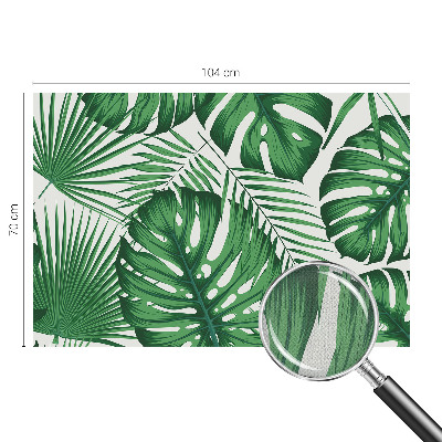 Removable wall mural Tropical leaves