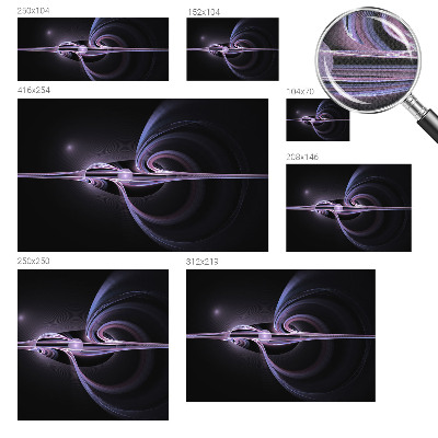 Peel and stick wall mural for bedroom Cosmic abstraction