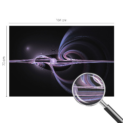 Peel and stick wall mural for bedroom with a cosmic abstract design
