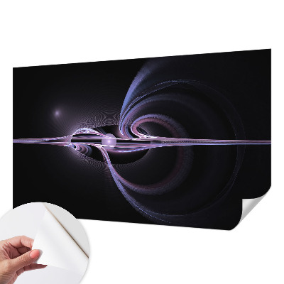 Peel and stick wall mural for bedroom Cosmic abstraction