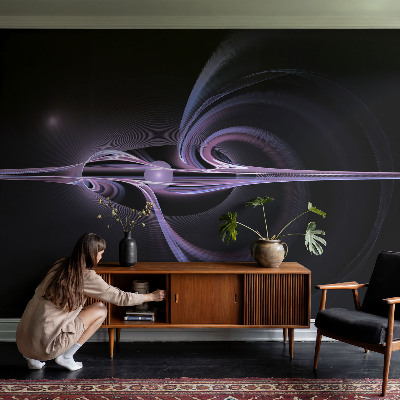 Peel and stick wall mural for bedroom Cosmic abstraction