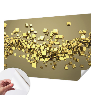Nursery wall mural Creative cubes