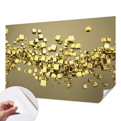 Nursery wall mural Creative cubes