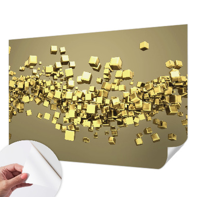 Nursery wall mural Creative cubes