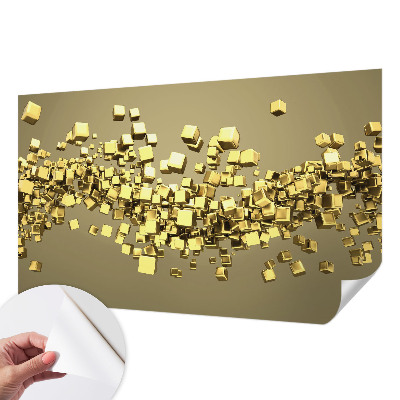 Nursery wall mural Creative cubes