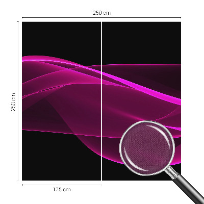 3D wall mural Pink ribbons
