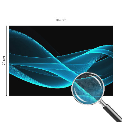 Baby room wall mural Eye-catching waves