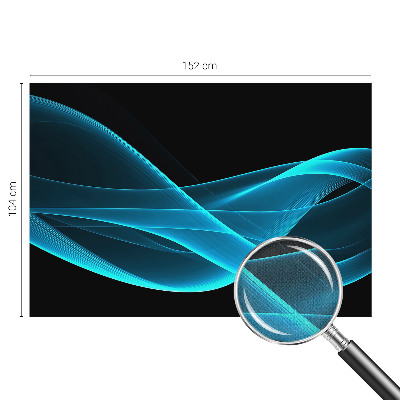 Baby room wall mural Eye-catching waves