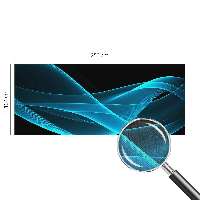 Baby room wall mural Eye-catching waves