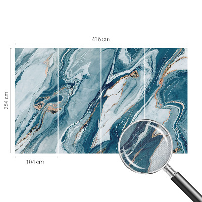 Self-adhesive photo wallpaper with a mineral elegance design
