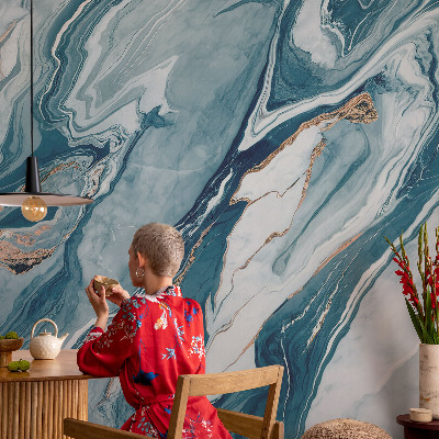 Self-adhesive photo wallpaper with a mineral elegance design