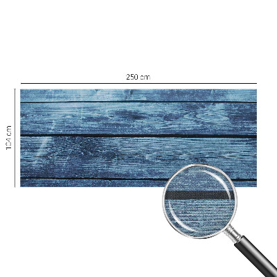 Stick-on wall mural with a rustic floor design