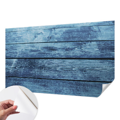 Stick-on wall mural with a rustic floor design