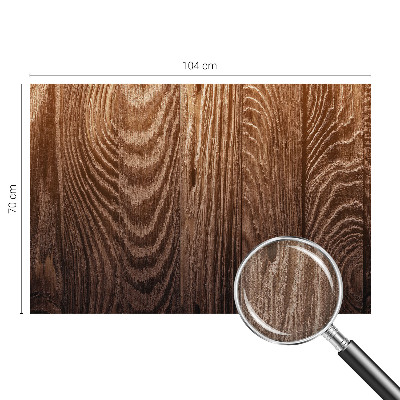 Removable wall mural wallpaper Wooden rings