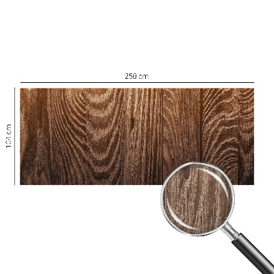Removable wall mural wallpaper featuring a wooden ring pattern