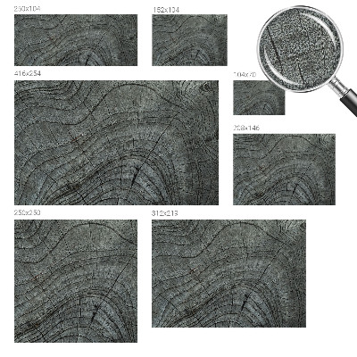 Peel and stick wall mural for living room with a natural wood grain pattern