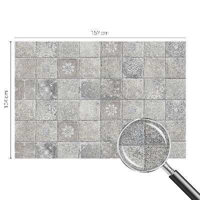 Children's wall mural with subtle pattern suitable for kids' rooms