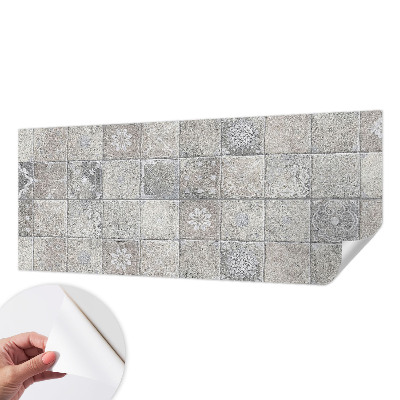 Children's wall mural with subtle pattern suitable for kids' rooms