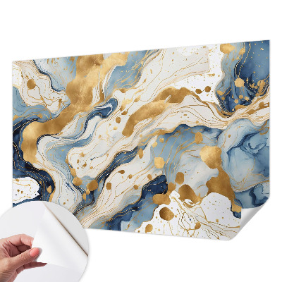 Peel and stick wall mural with an abstract elegant design